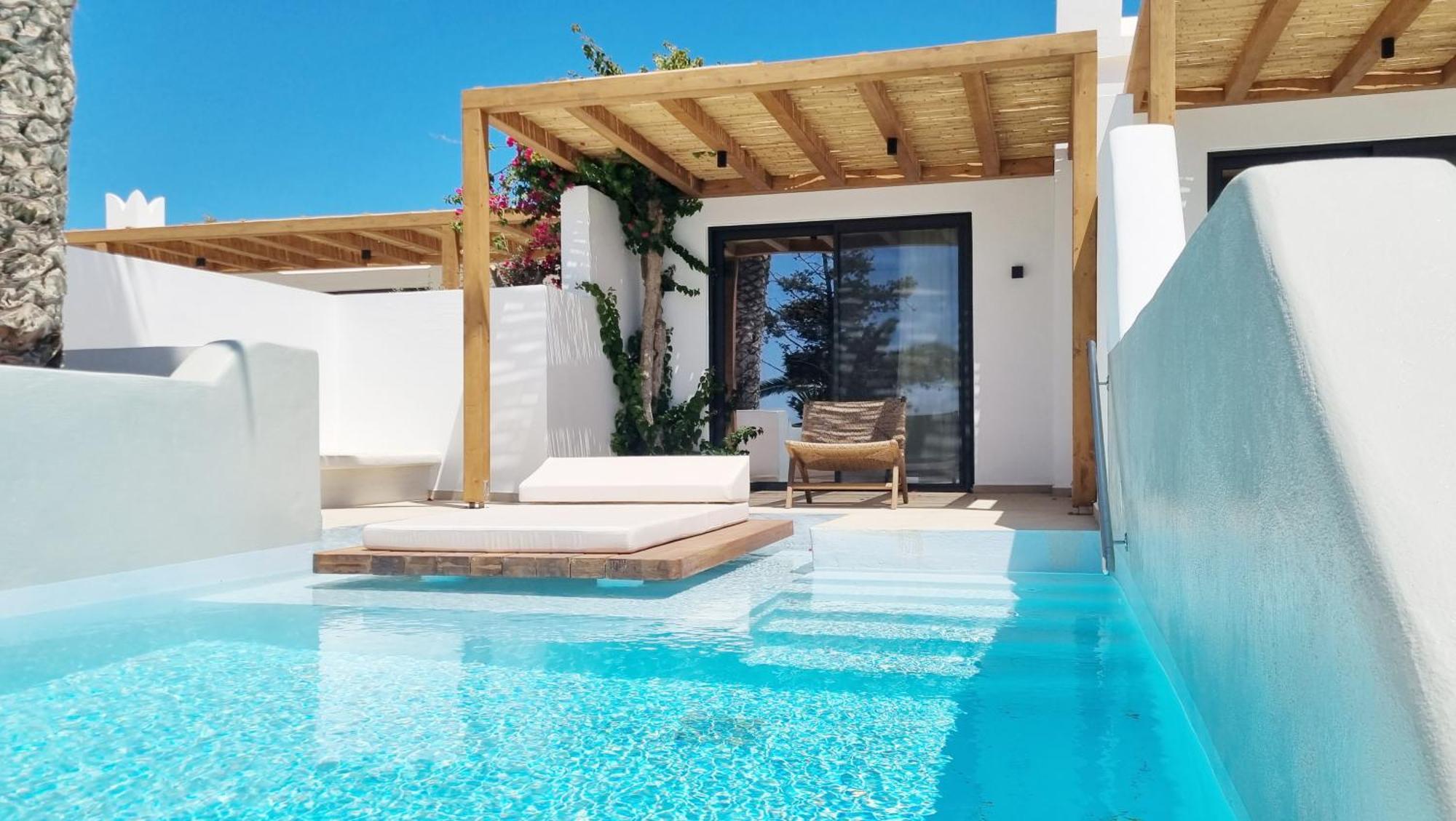 Junior Suite Aegean con piscina privata e vista mare